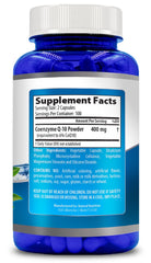 Generic etiqueta legible con información de 400mg y certificaciones
