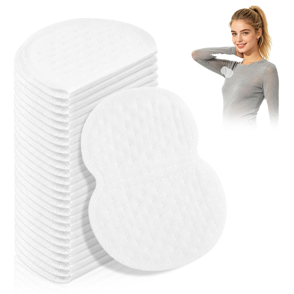 Generic vista frontal del paquete con 100 protectores para axila, solución discreta