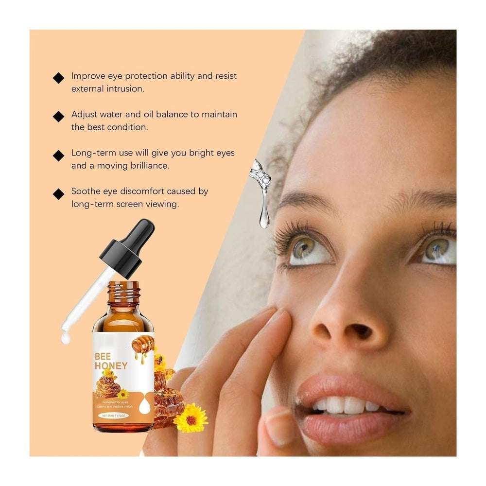 Generic Honey Eye Care comparación de tamaño en escala para ver dimensiones reales