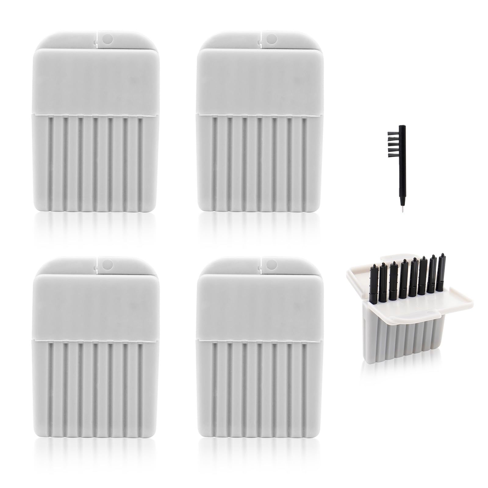 Generic kit completo con 4 paquetes y cepillo, mantenimiento práctico