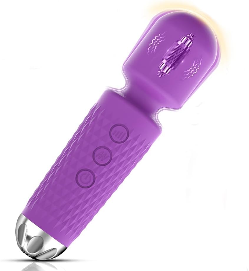 Generic muestra el frente del masajeador portátil con diseño compacto y fácil agarre