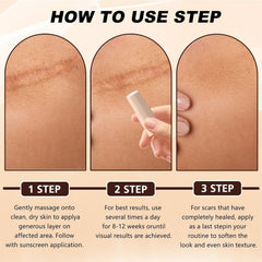 Generic scar stick detalle textura de superficie sólida, útil para masaje