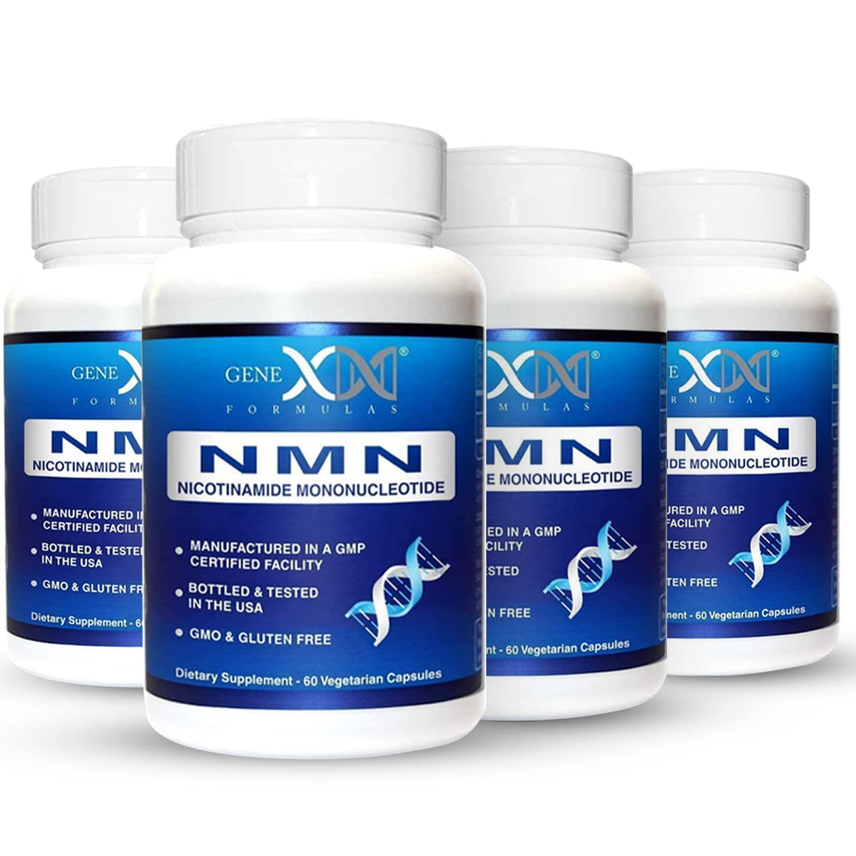 Genex Formulas frasco frontal mostrando marca y dosis 250 mg para confianza