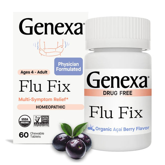 Genexa empaque frontal mostrando cantidad y sabor açaí