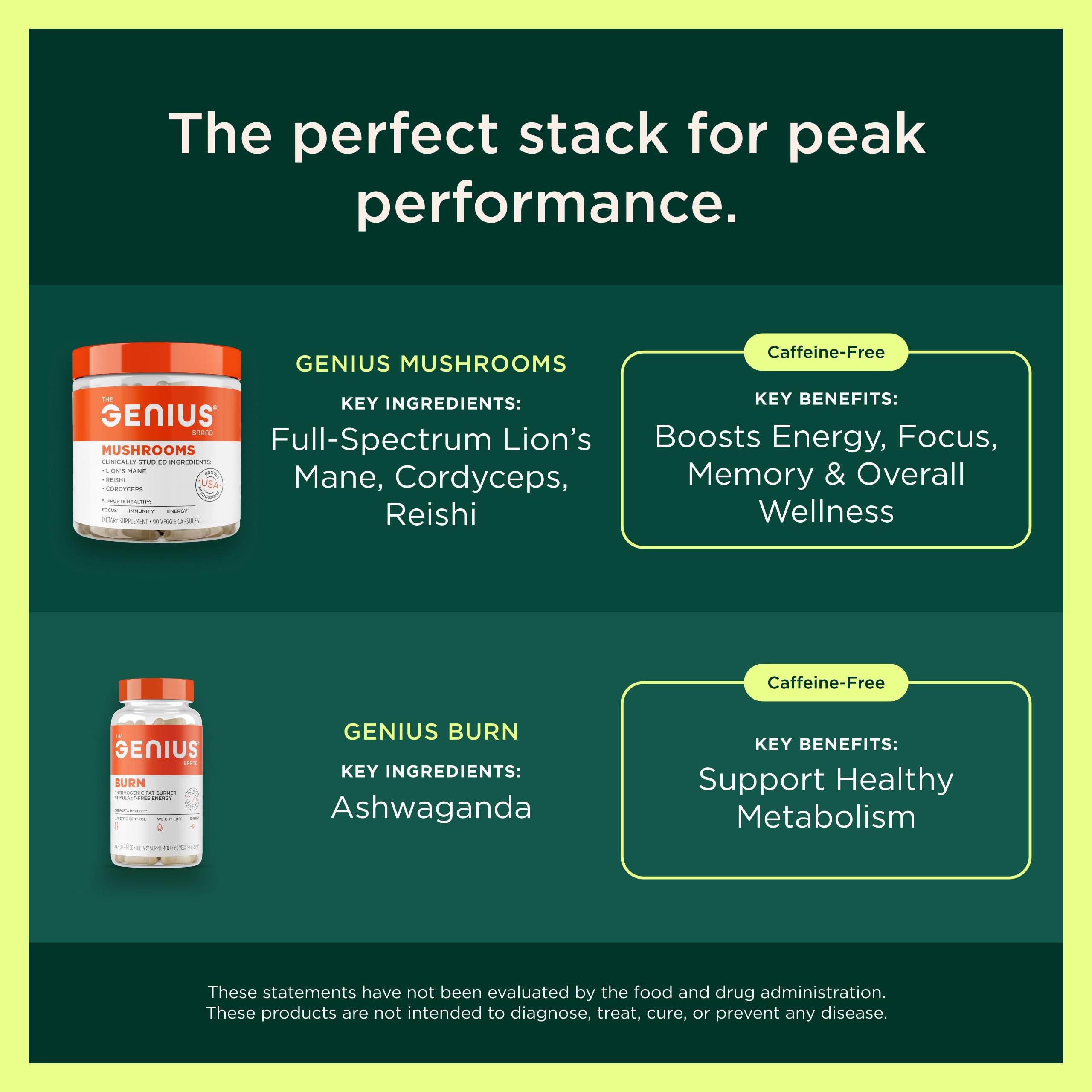 Escena de estilo de vida con Genius Test Advanced, energía y bienestar