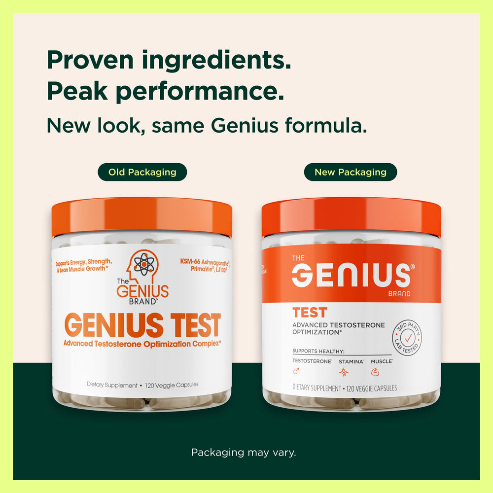 Close-up del contenido mostrando textura y calidad de ingredientes Genius