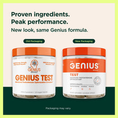 Close-up del contenido mostrando textura y calidad de ingredientes Genius