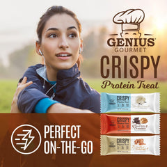 Genius Gourmet barritas en bol destacando crocancia y saciedad