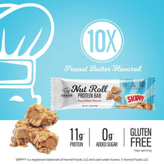Genius Gourmet SKIPPY textura crujiente de cacahuate que satisface