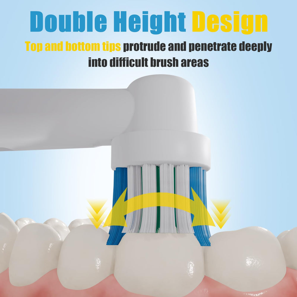 GENKENT cabezal montado en mango Oral-B demostrando compatibilidad