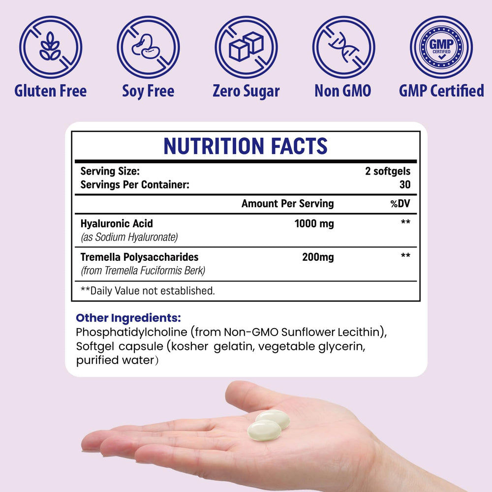 Genogna etiqueta con lista de ingredientes y certificaciones visibles