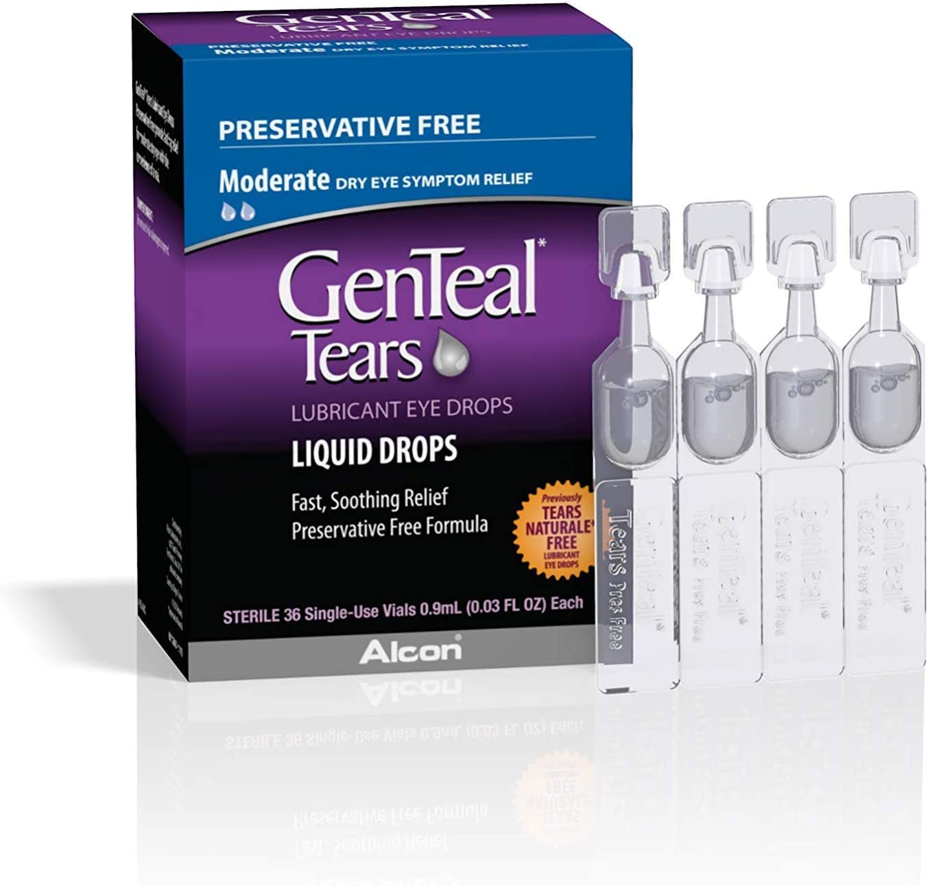 GenTeal vial frontal mostrando etiquetado claro y beneficio de higiene