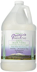 George's aloe textura líquida en primer plano, aspecto suave y sin amargor