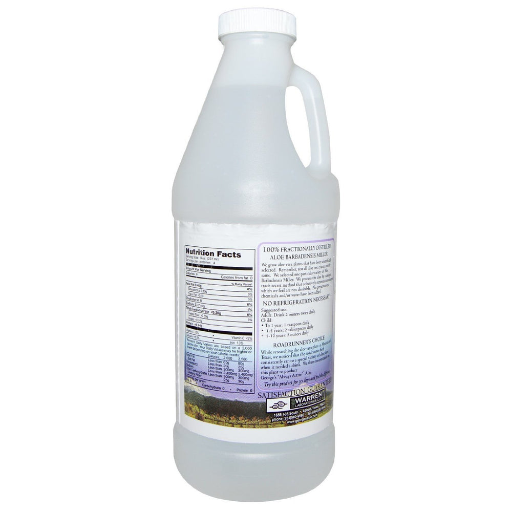 George's aloe vera textura líquida en primer plano para mezclar y aplicar