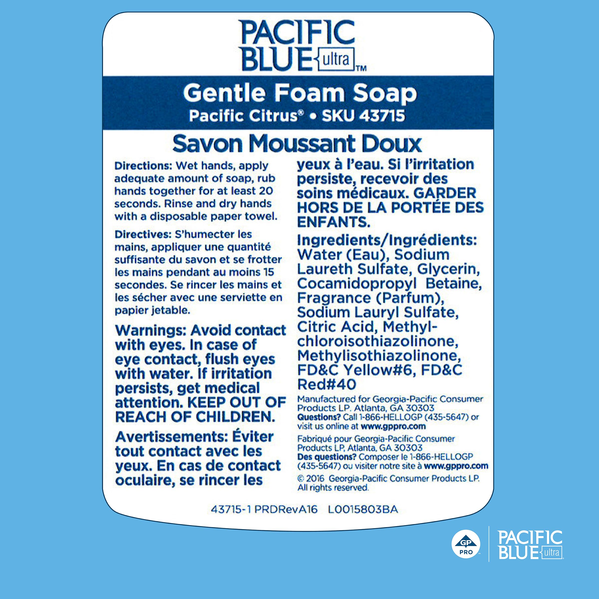 georgia-pacific recarga instalada en dispensador de pared, reposición rápida