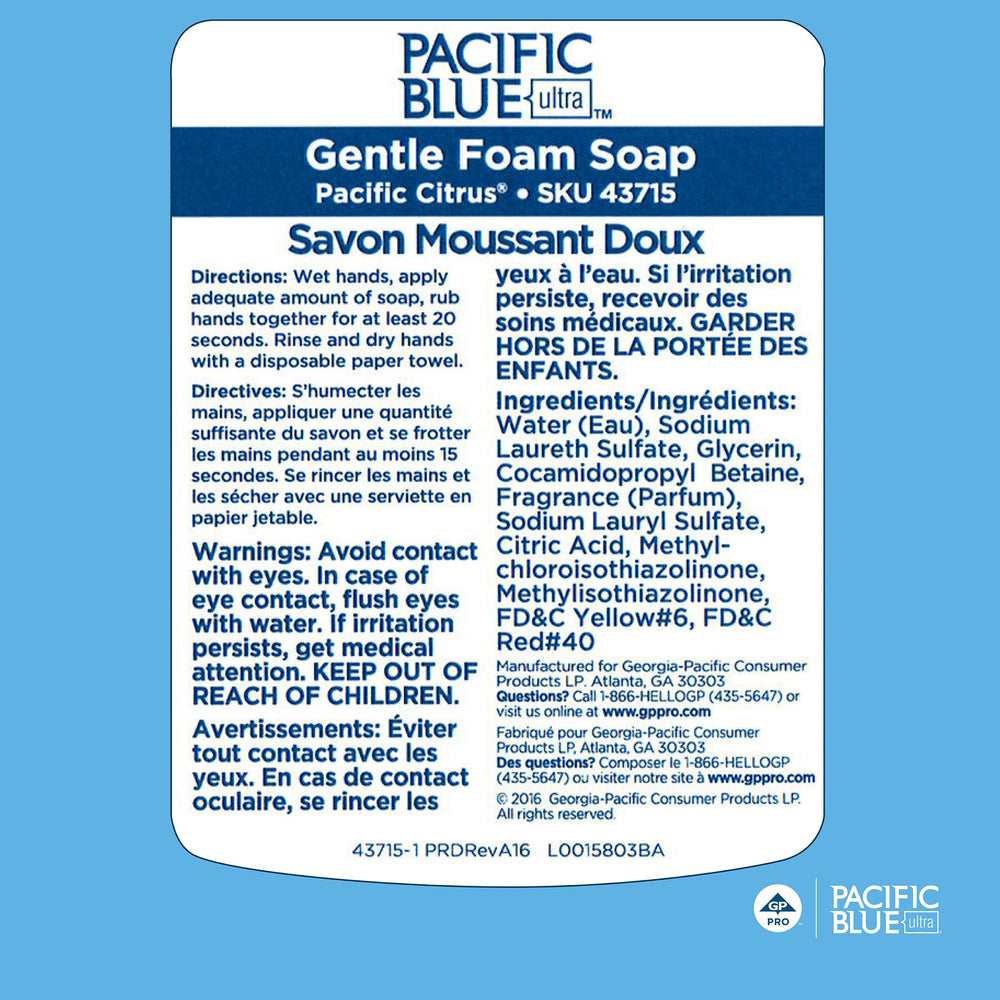 georgia-pacific recarga instalada en dispensador de pared, reposición rápida