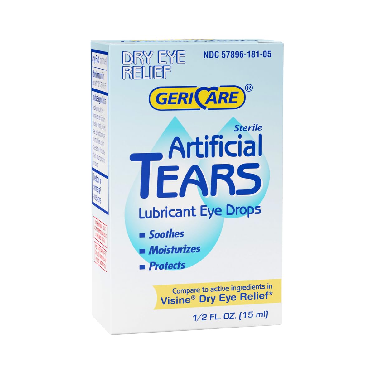GeriCare frasco 15ml frente mostrando diseño y tamaño portátil