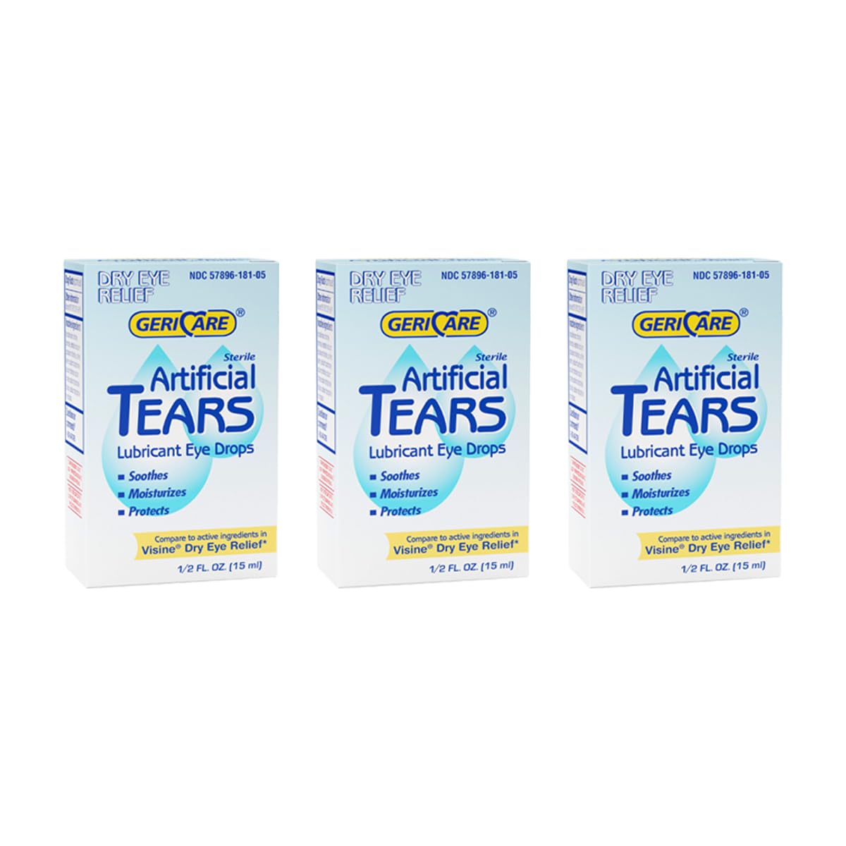 GeriCare vista frontal del envase 15 ml con diseño práctico y portátil