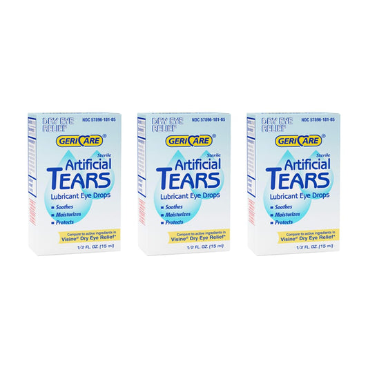 GeriCare vista frontal del envase 15 ml con diseño práctico y portátil