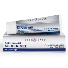 GeriCare gel de plata frontal tubo compacto ayuda protección