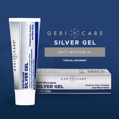 GeriCare textura del gel clara muestra cobertura precisa