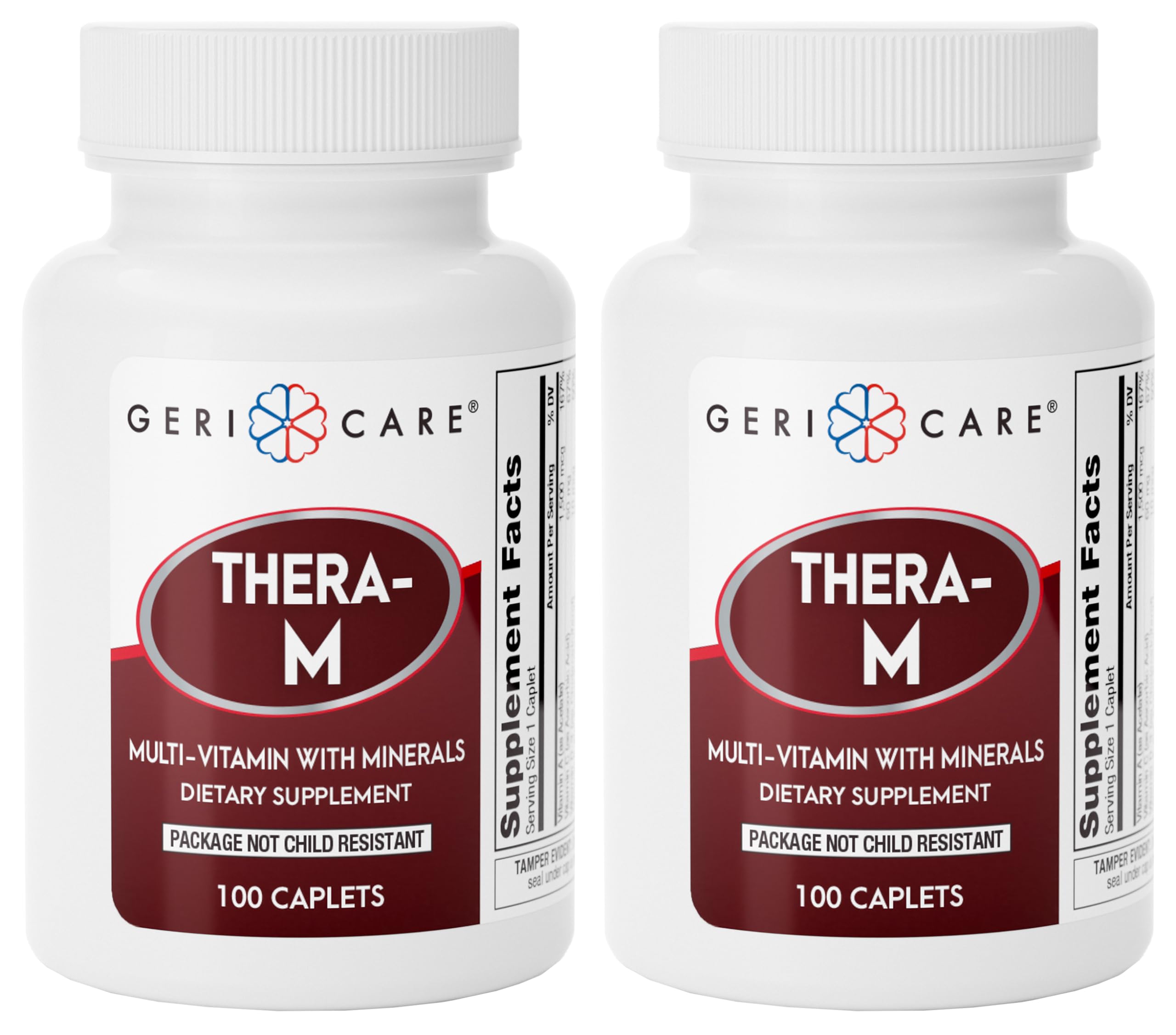 GeriCare frasco Thera M vista frontal mostrando cantidad y marca
