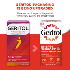 Geritol etiqueta con ingredientes para ver información y transparencia