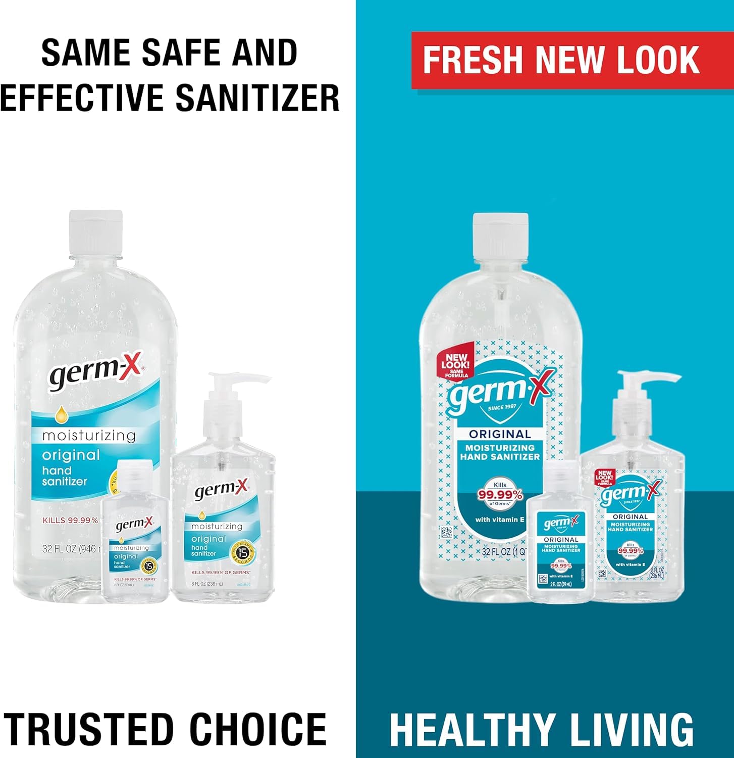 Germ-X botella 2 oz detalle del tapón para dosificar sin derrames