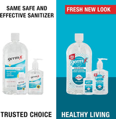 Germ-X botella 2 oz detalle del tapón para dosificar sin derrames