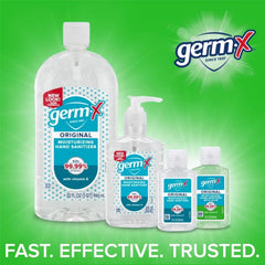 Germ-X en escritorio de oficina, solución accesible para el trabajo