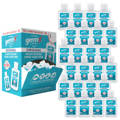 Germ-X vista frontal del paquete de 24, conveniente para abastecer espacios
