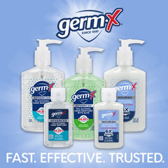 Germ-X botellas dentro de mochila lista para salidas diarias