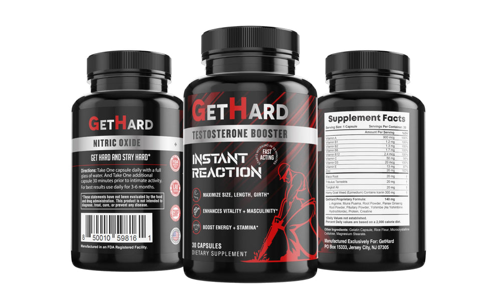 GETHARD botella junto a actividad deportiva para energía y rendimiento