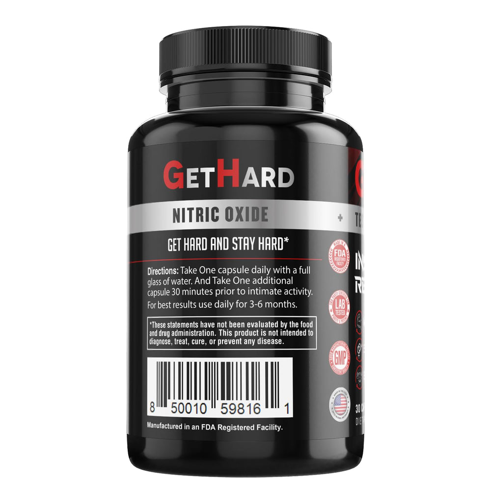 GETHARD cápsula en primer plano detalle de textura y calidad