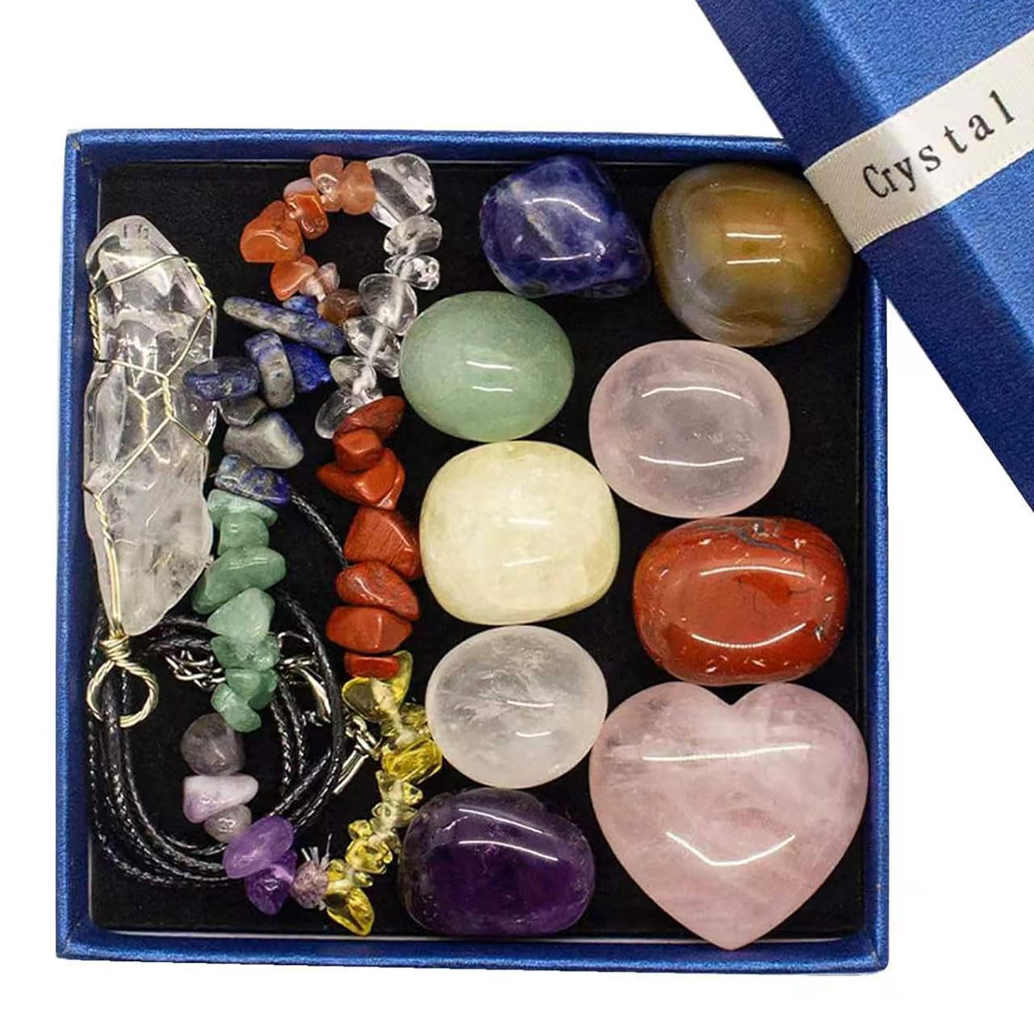 Gexloryn caja azul de presentación, embalaje elegante para regalo