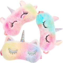 Geyoga antifaz unicornio frontal muestra diseño alegre y comodidad