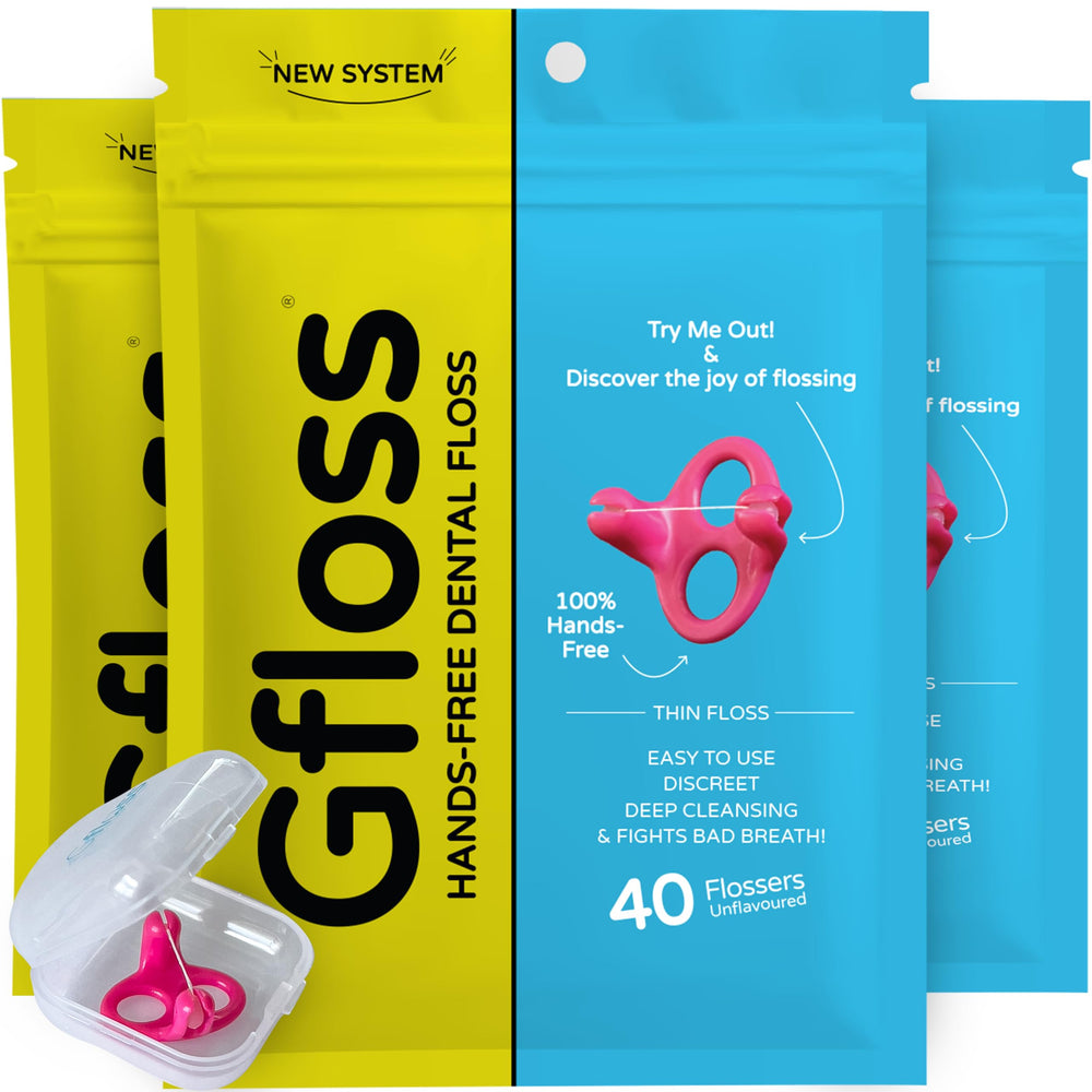 Gfloss frente del paquete mostrando cantidad y formato práctico