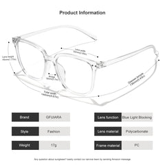GFUIARA gafas en mano para comparar tamaño y portabilidad