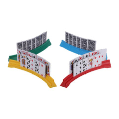 GHERPTE vista frontal del paquete de 4 portacartas con colores variados y orden