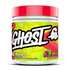 GHOST frasco frente del envase mostrando diseño y beneficios