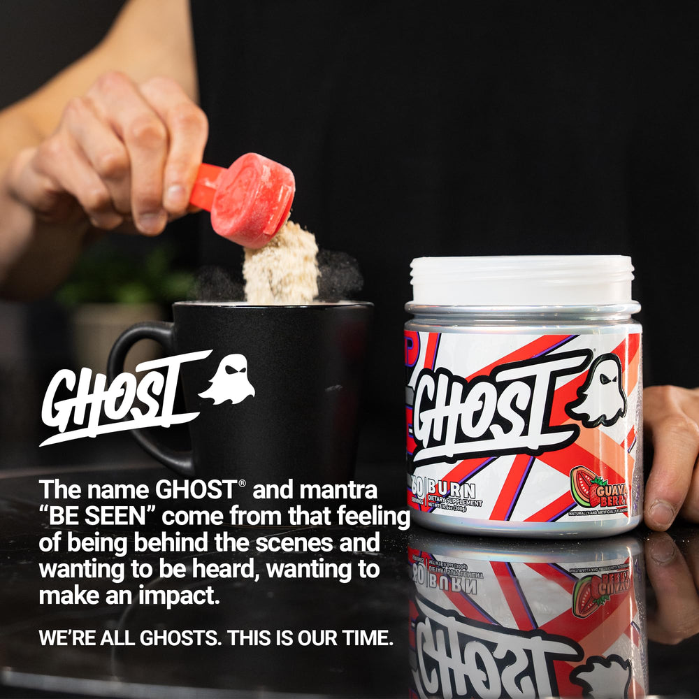 GHOST Burn en uso en gimnasio mostrando energía y enfoque durante el entrenamiento