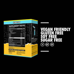 Comparación de tamaño GHOST junto a botella estándar para porción práctica
