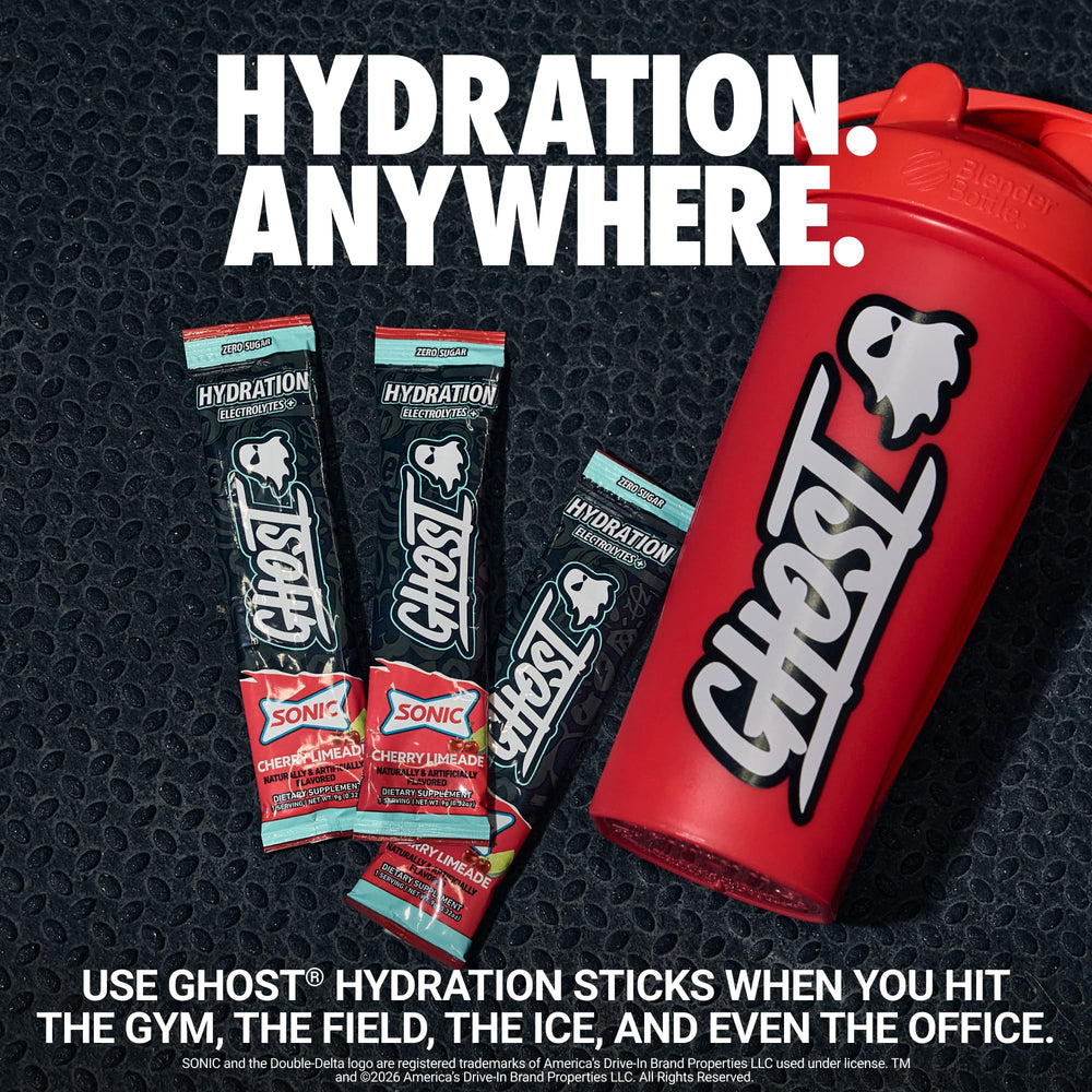 Sobre individual GHOST Sonic Cherry Limeade listo para disolver