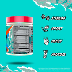 GHOST Intra servido en vaso durante entrenamiento para hidratación y enfoque