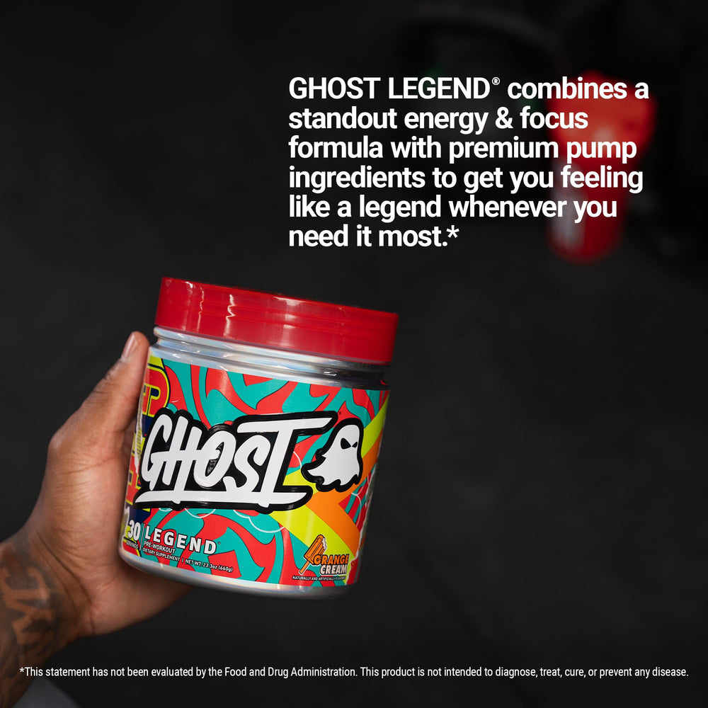 GHOST etiqueta transparente destacando dosis claras y confianza