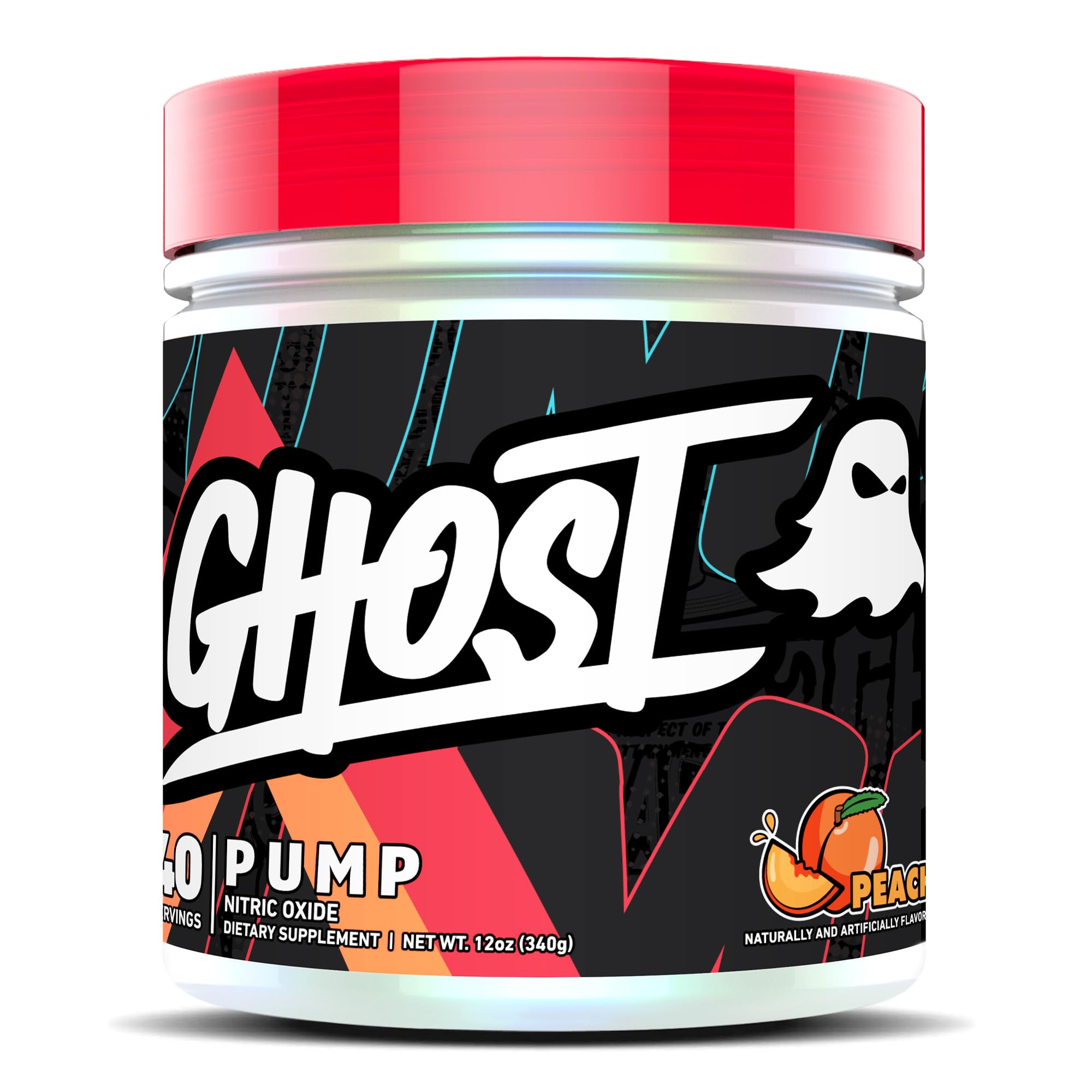 GHOST frasco frontal mostrando diseño y 40 servicios para entrenar mejor