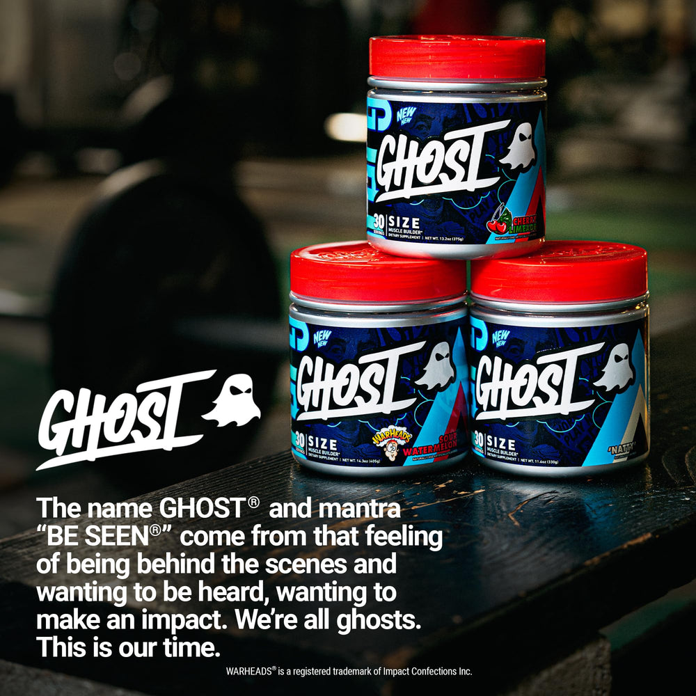 GHOST Size en gimnasio sobre banco para inspirar sesiones intensas