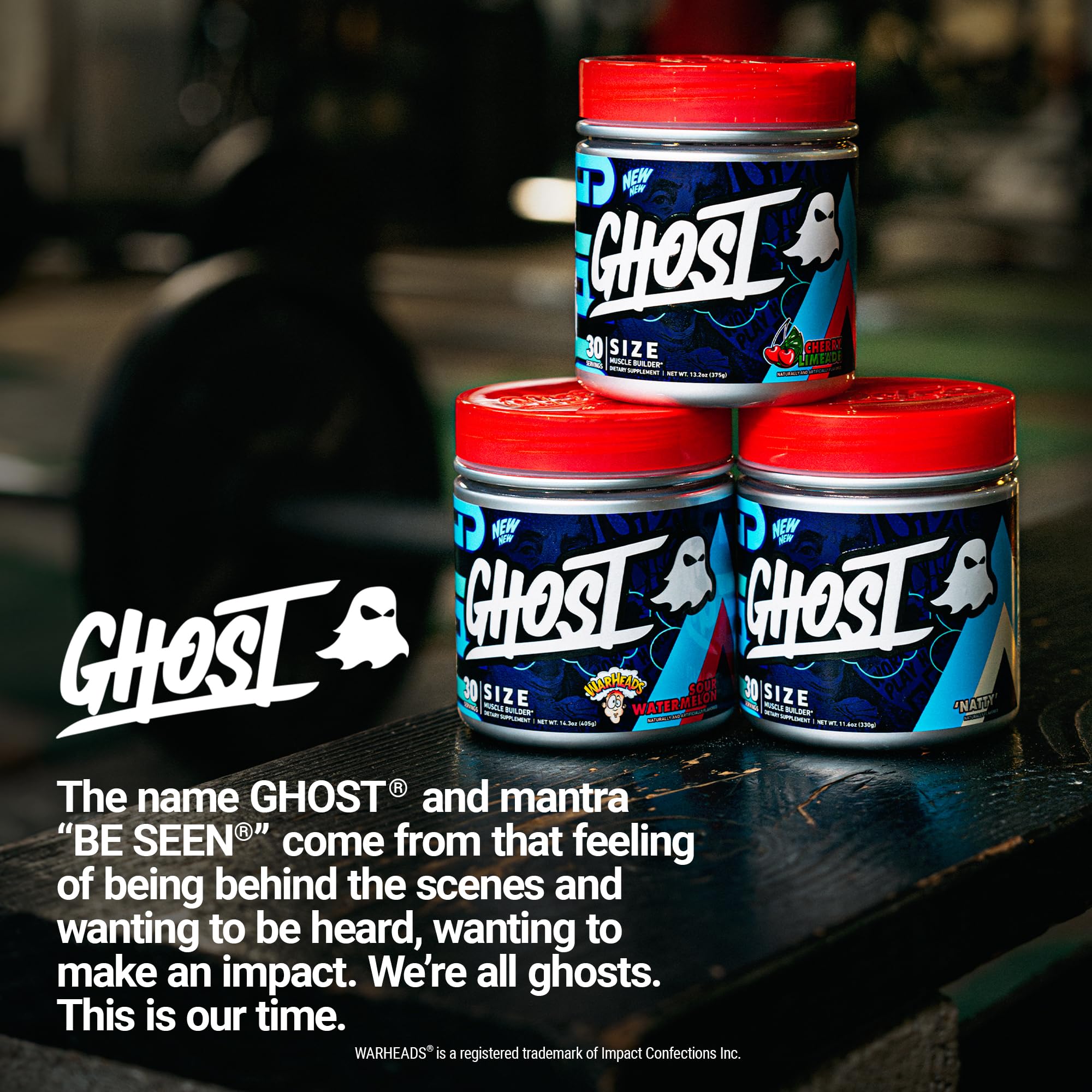 GHOST producto en entorno de gimnasio transmitiendo energía y apoyo al rendimiento