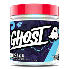 GHOST Size envase frontal mostrando marca y tamaño útil para identificación rápida