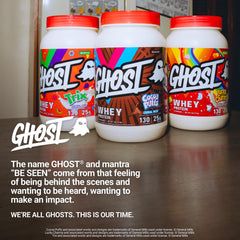 GHOST usuario en gimnasio con batido proteico para recuperación activa